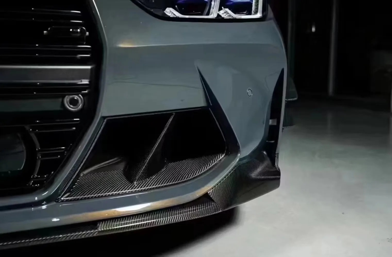 High Quality Fast Delivery Whole Sale Price Dry Carbon Fiber M Performance Bumper Vents Body Kits for  M3/M4/G80/G82